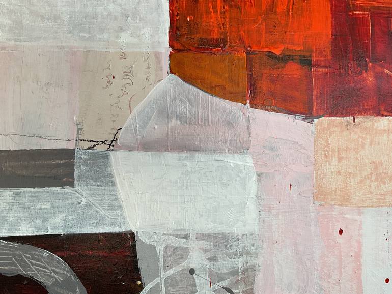 Original Modernism Abstract Painting by Linda Coppens