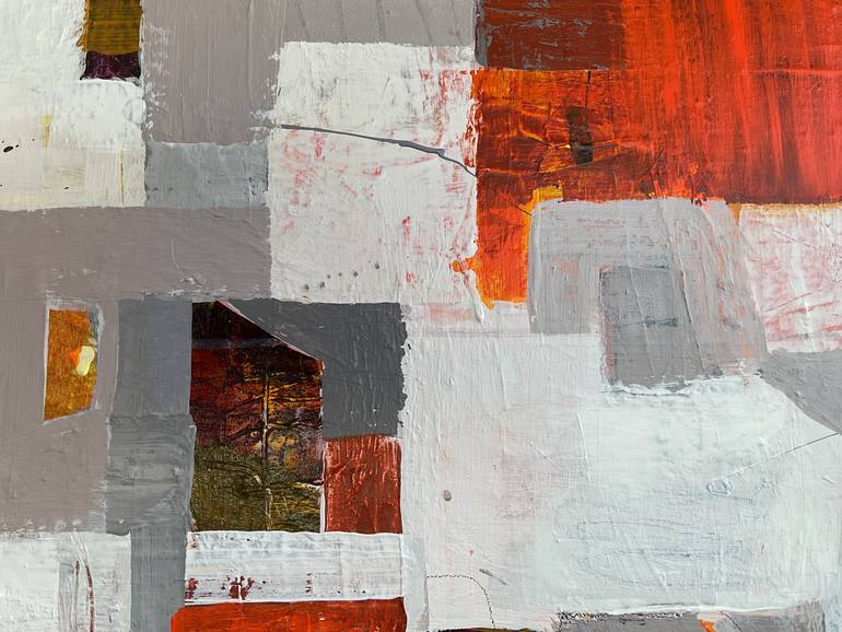 Original Modern Abstract Painting by Linda Coppens