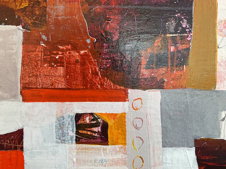 Original Modern Abstract Painting by Linda Coppens