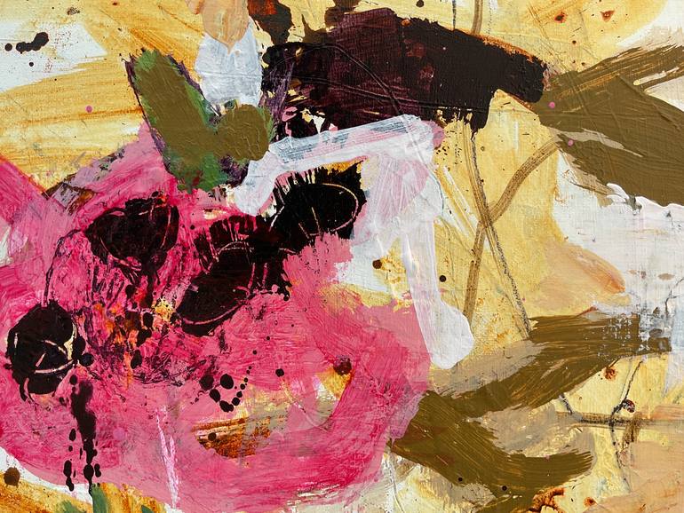 Original Abstract Expressionism Abstract Painting by Linda Coppens