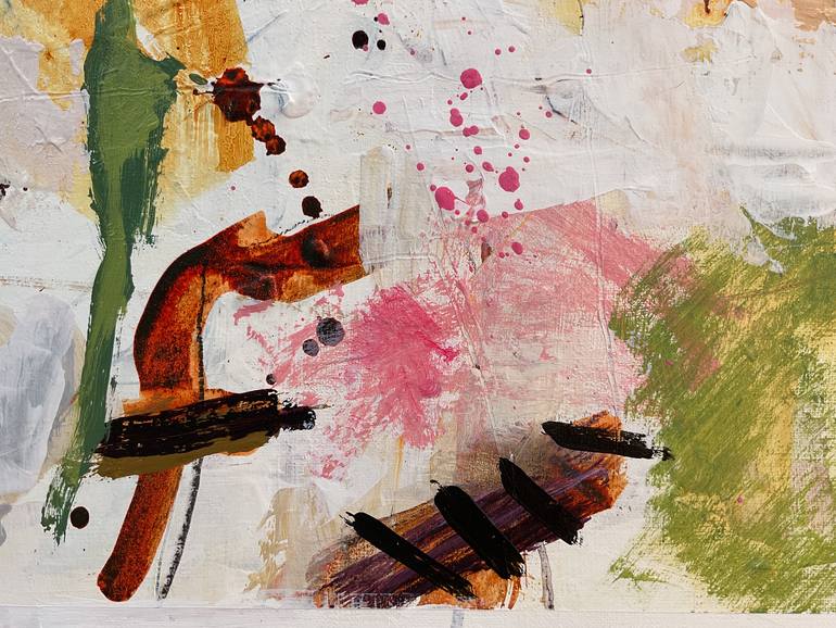 Original Abstract Expressionism Abstract Painting by Linda Coppens