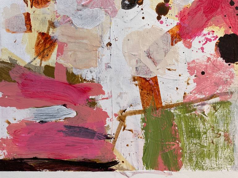 Original Abstract Expressionism Abstract Painting by Linda Coppens
