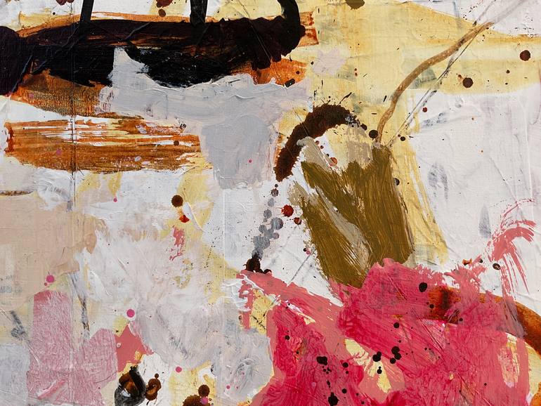 Original Abstract Expressionism Abstract Painting by Linda Coppens