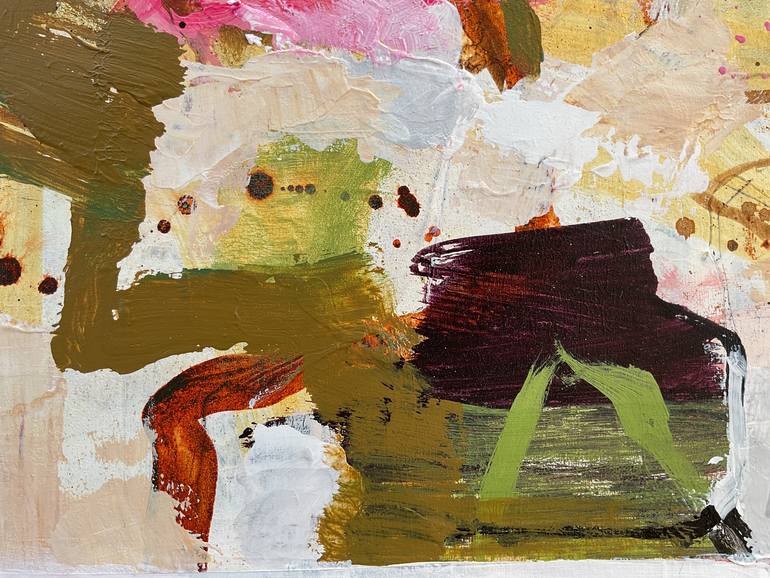 Original Abstract Expressionism Abstract Painting by Linda Coppens