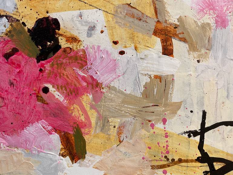 Original Abstract Expressionism Abstract Painting by Linda Coppens