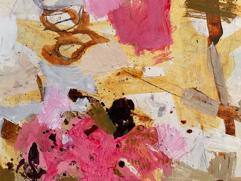 Original Abstract Expressionism Abstract Painting by Linda Coppens