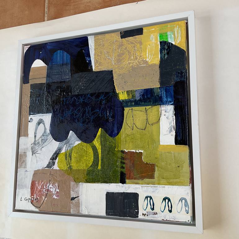 Original Abstract Expressionism Abstract Painting by Linda Coppens
