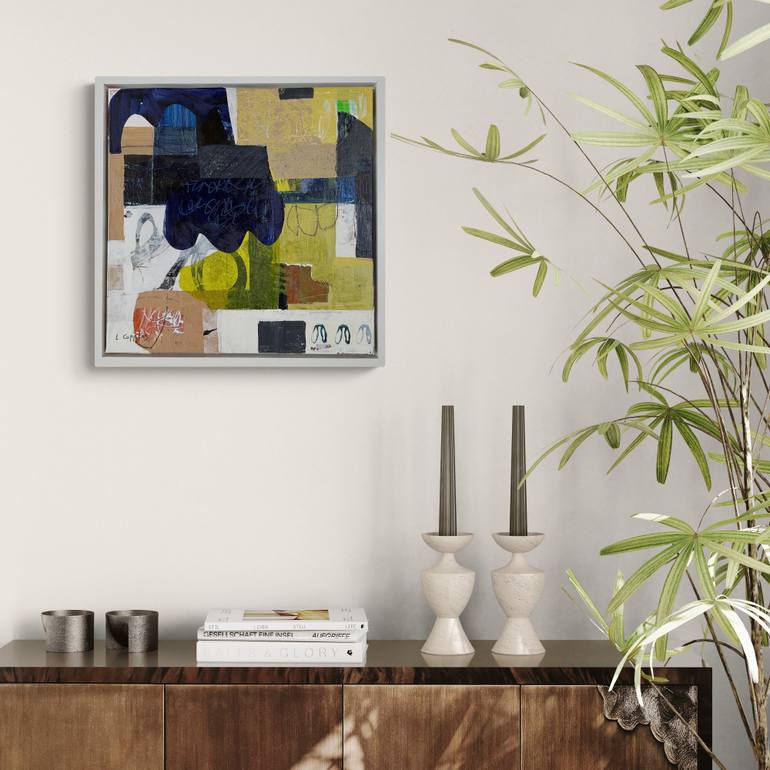 Original Abstract Expressionism Abstract Painting by Linda Coppens
