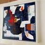 side view of the framed painting