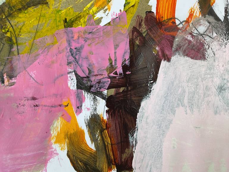 Original Contemporary Abstract Painting by Linda Coppens