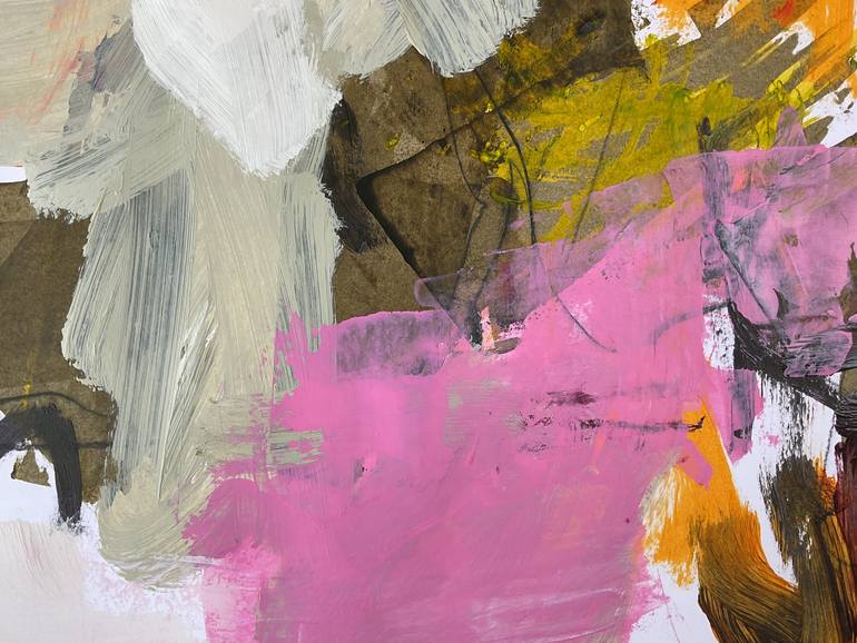 Original Contemporary Abstract Painting by Linda Coppens