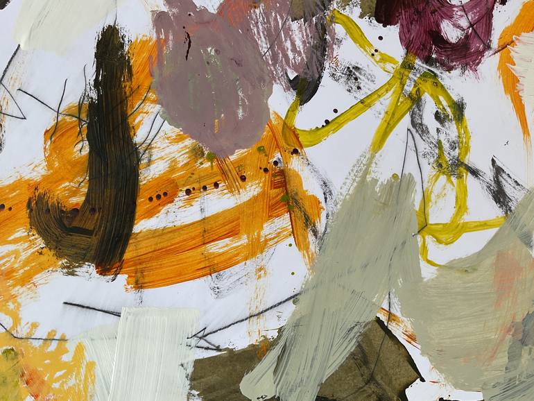 Original Contemporary Abstract Painting by Linda Coppens