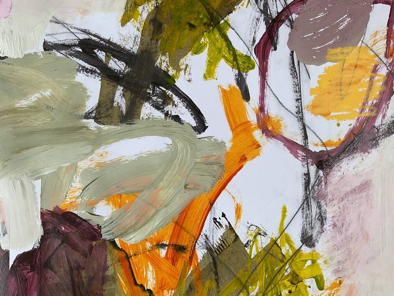 Original Contemporary Abstract Painting by Linda Coppens