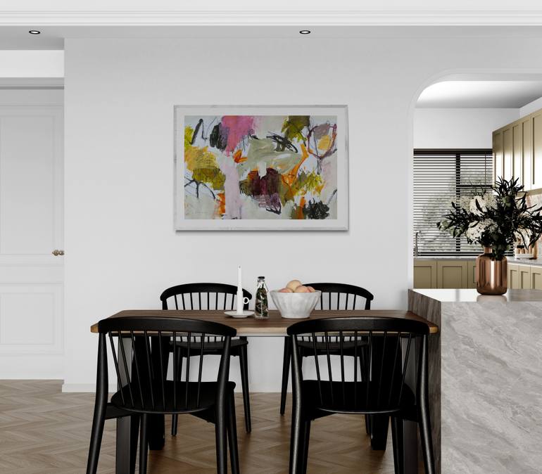 Original Contemporary Abstract Painting by Linda Coppens