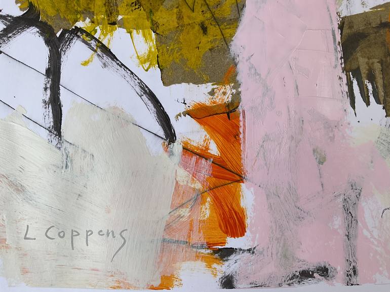 Original Contemporary Abstract Painting by Linda Coppens