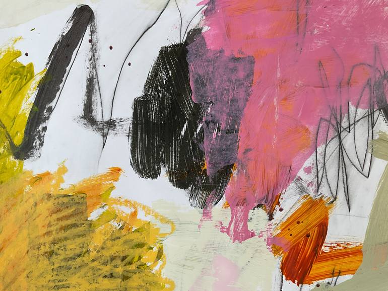 Original Contemporary Abstract Painting by Linda Coppens
