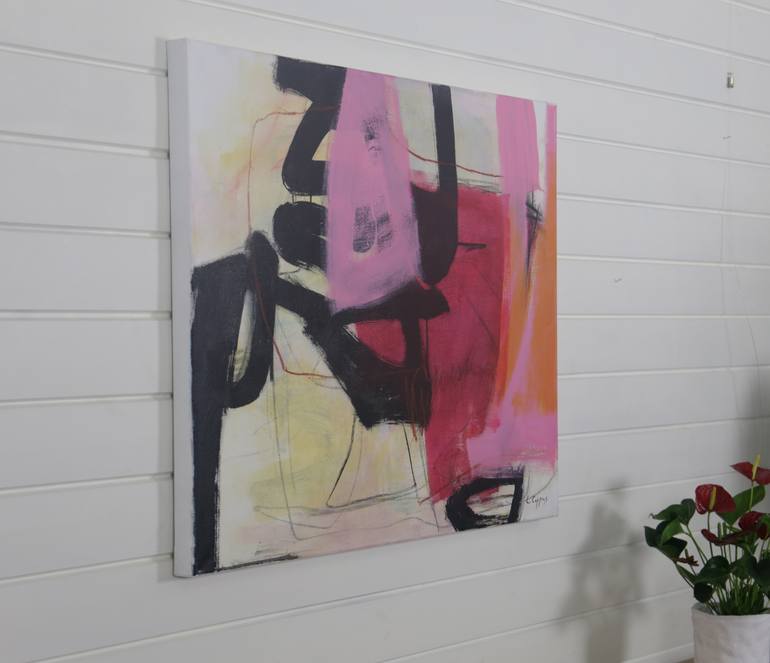 Original Abstract Painting by Linda Coppens