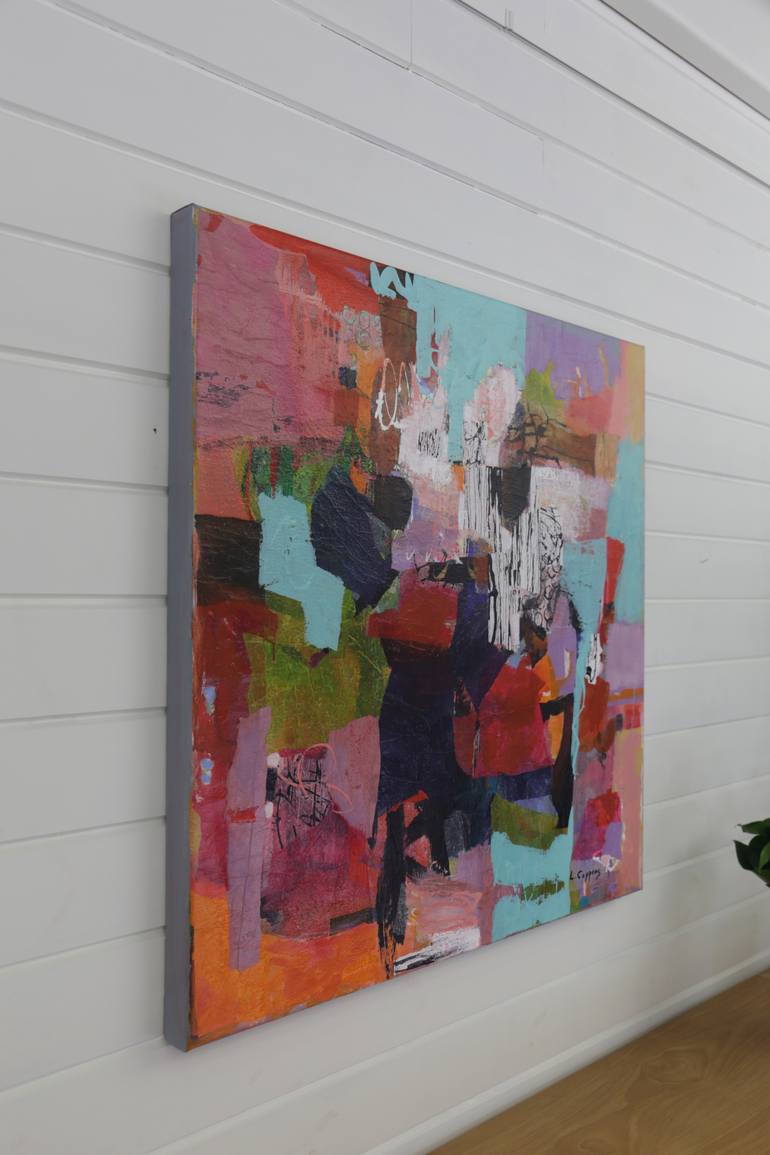 Original Abstract Painting by Linda Coppens