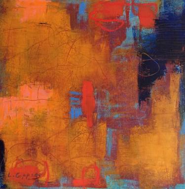 Original Abstract Expressionism Abstract Paintings by Linda Coppens