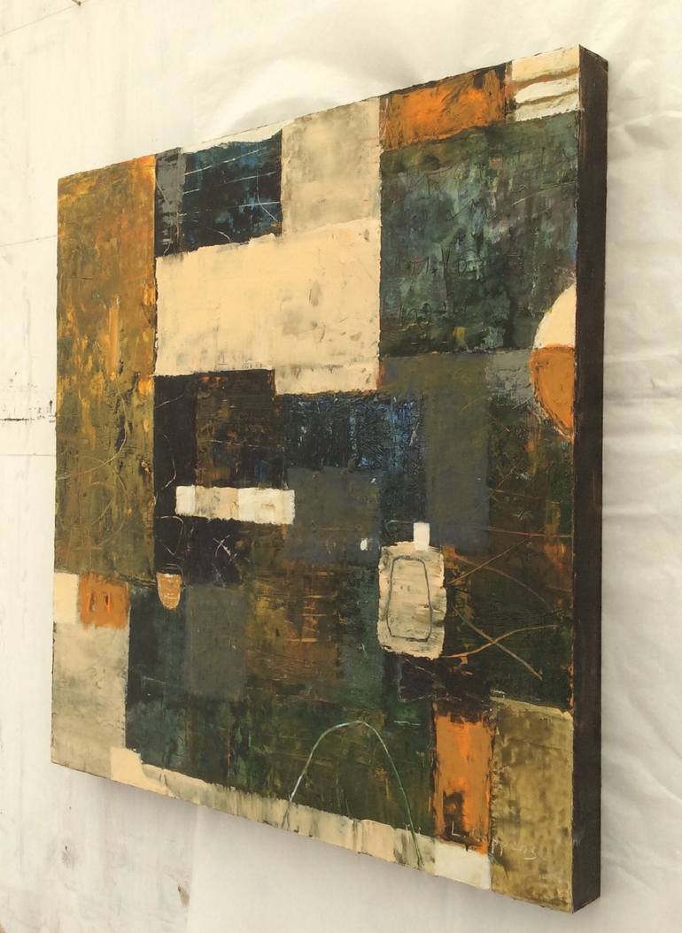 Original Modern Abstract Painting by Linda Coppens