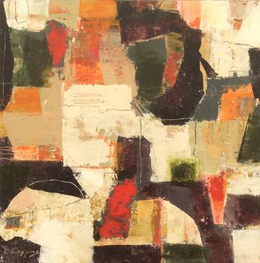 Original Modern Abstract Paintings by Linda Coppens