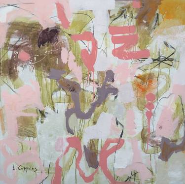 Original Abstract Expressionism Abstract Paintings by Linda Coppens