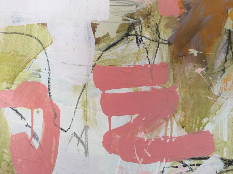 Original Abstract Expressionism Abstract Painting by Linda Coppens