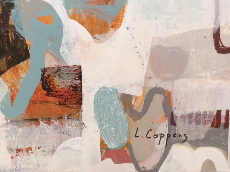 Original Abstract Expressionism Abstract Painting by Linda Coppens