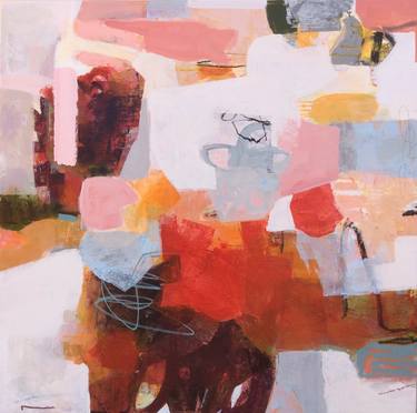 Original Modern Abstract Paintings by Linda Coppens