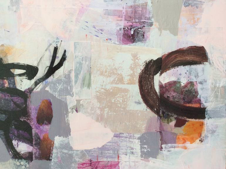 Original Abstract Expressionism Abstract Painting by Linda Coppens