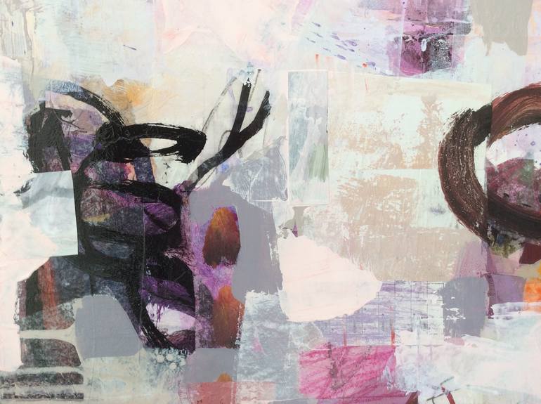 Original Abstract Expressionism Abstract Painting by Linda Coppens