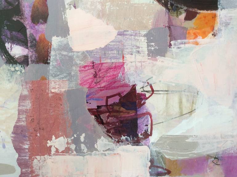 Original Abstract Expressionism Abstract Painting by Linda Coppens