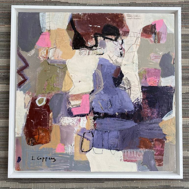 Original Modern Abstract Painting by Linda Coppens