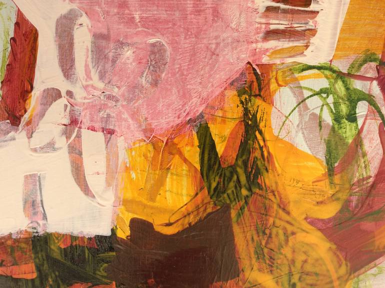 Original Abstract Expressionism Abstract Painting by Linda Coppens