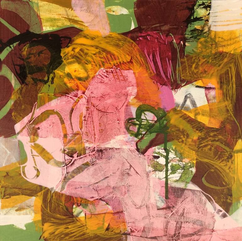 Print of Abstract Expressionism Abstract Paintings by Linda Coppens