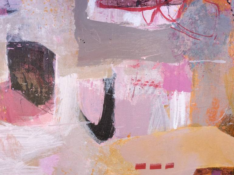 Original Modernism Abstract Painting by Linda Coppens
