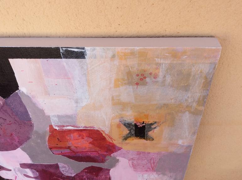 Original Modernism Abstract Painting by Linda Coppens