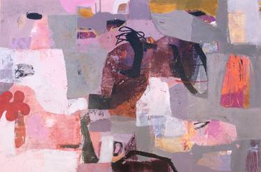 Original Modern Abstract Paintings by Linda Coppens