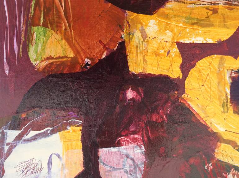 Original Abstract Painting by Linda Coppens