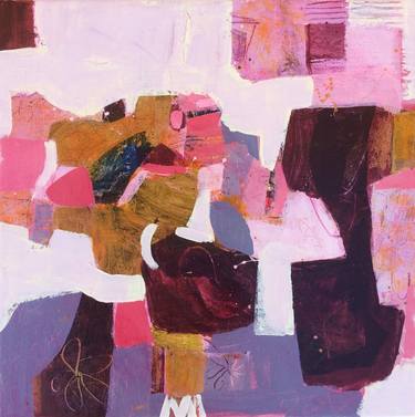 Original Modern Abstract Paintings by Linda Coppens