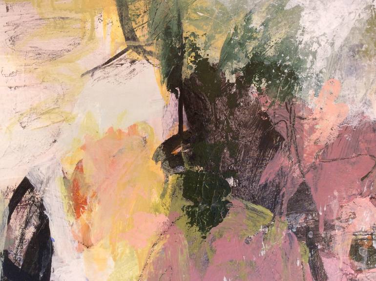 Original Abstract Expressionism Abstract Painting by Linda Coppens