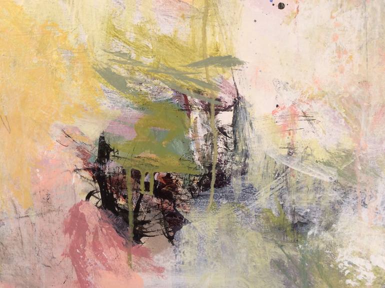 Original Abstract Expressionism Abstract Painting by Linda Coppens