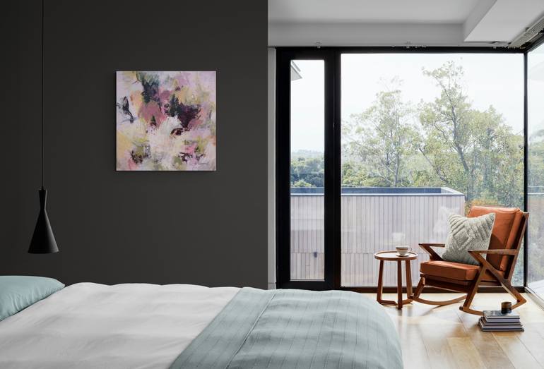 Original Abstract Expressionism Abstract Painting by Linda Coppens