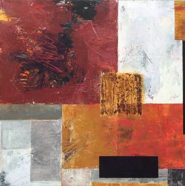 Original Modern Abstract Paintings by Linda Coppens