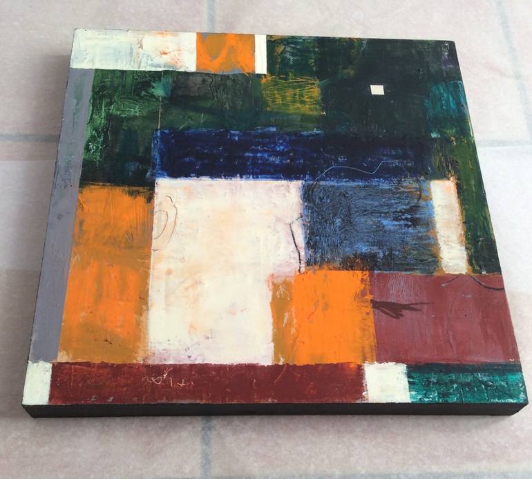 Original Contemporary Abstract Painting by Linda Coppens