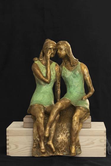 Original Figurative Women Sculpture by Shula Ross