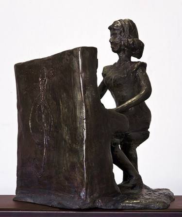 Original Realism Performing Arts Sculpture by Shula Ross