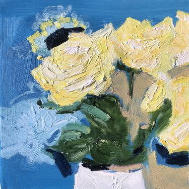 Original Abstract Expressionism Still Life Paintings by Jo Johnson