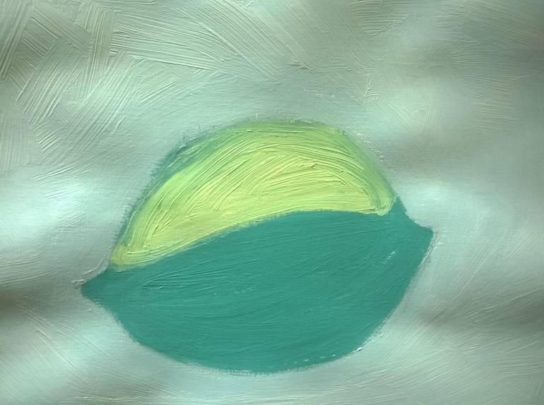 lime Painting by Yu He Saatchi Art