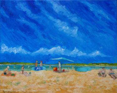 Original Beach Paintings by Juri Semjonov